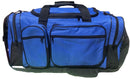 20inch Large Heavy Duty Strong Duffle Bags Travel Sports School Gym Carry Luggage-Serve The Flag 1 image