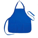 Full Adult Size Bib Aprons With 3 Waist Pockets Plain Solid Colors Kitchen Chef Waiter Garden Crafts-Serve The Flag 1 image
