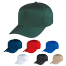 100% Cotton Twill 5 Panel Baseball Hats Caps Hook and Loop Closure-Serve The Flag 2 image