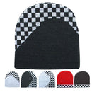 Auto Racing Flag Checkers Warm Winter Beanies Hats Caps Unisex-Serve The Flag 1 image