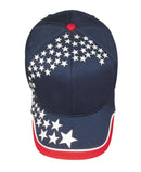USA Flag American Patriotic 6 Panel Cotton Twill Hats Caps-Serve The Flag 2 image