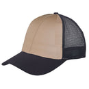 1 Dozen Low Crown Cotton Twill 6 Panel Mesh Baseball Trucker Hats Wholesale Bulk-Serve The Flag 7 image