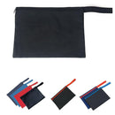 1 Dozen Large 12inch Bank Documents Deposit Bags Carry Pouch Zippered Wholesale Bulk-Serve The Flag 2 image