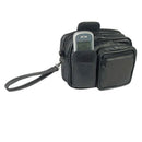 Leather Men's Purse Wristlet Fanny Pack Waist Bag Travel Pouch Men Purse Money Passport ID Holder-Serve The Flag 1 image