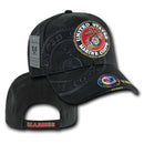 Shadow Effect Embroidery US Military Vet Army Air Force Navy Marines Hats Caps-Serve The Flag 15 image