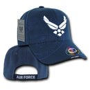Shadow Effect Embroidery US Military Vet Army Air Force Navy Marines Hats Caps-Serve The Flag 18 image
