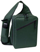 Zippered Sling Body Bag Backpack Rucksack School Work Travel 9-3/4inch x12-3/4inch-Serve The Flag 1 image