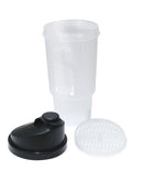 Smoothie Protein Shaker 20Oz Mix Gym Bottle 100% Bpa Free Screw On Lid Flip Open-Serve The Flag 1 image