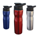 Sports Bottle Tumbler Cup Mug Stainless Steel Water Drinks Flip Open Lid 25oz-Serve The Flag 4 image