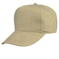 100% Cotton Canvas Stone Washed Pigment Dyed 5 Panel Baseball Caps Hats Khaki-Serve The Flag