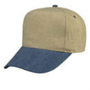 100% Cotton Canvas Stone Washed Pigment Dyed 5 Panel Baseball Caps Hats Khaki-Serve The Flag 4 image