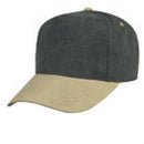 100% Cotton Canvas Stone Washed Pigment Dyed 5 Panel Baseball Caps Hats Khaki-Serve The Flag 1 image