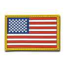Tactical Operator Contracto 3X2 Rubber Patch Patches Rapdom-Serve The Flag 13 image