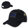 Thin Blue Red Line USA American Flag Tactical Operator Baseball Caps Hats-Serve The Flag