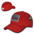 Thin Blue Red Line USA American Flag Tactical Operator Baseball Caps Hats-Serve The Flag