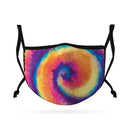 Cute Face Masks for Kids Child Adjustable Boys Girls Ages 3 to 9 Cotton Poly Washable Reusable 2 Layer Pocket Filter-Serve The Flag 15 image