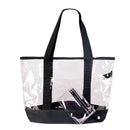 Large Clear Transparent Book Shopping Tote Bag School Concerts Stadium TSA 20inch-Serve The Flag 1 image