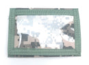 Trifold Mens Wallet Digital ACU Gray Camouflage Army Military Clear ID Window-Serve The Flag 5 image