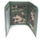 Trifold Mens Wallet Digital ACU Gray Camouflage Army Military Clear ID Window-Serve The Flag 6 image