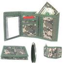 Trifold Mens Wallet Digital ACU Gray Camouflage Army Military Clear ID Window-Serve The Flag 8 image