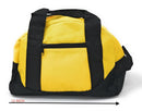 Casaba 12 inch Small Two Tone Duffle Travel Sport Gym Bags Carry-On Luggage-Serve The Flag 3 image