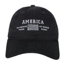 United States Of America No Greater Friend Enemy US Flag Baseball Dad Caps Hats-Serve The Flag 2 image