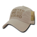 United We Stand USA American Flag Patriotic Baseball Dad Polo Cotton Caps Hats-Serve The Flag 16 image