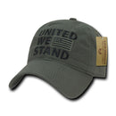 United We Stand USA American Flag Patriotic Baseball Dad Polo Cotton Caps Hats-Serve The Flag 17 image