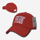 United We Stand USA American Flag Patriotic Baseball Dad Polo Cotton Caps Hats-Serve The Flag 18 image