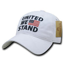United We Stand USA American Flag Patriotic Baseball Dad Polo Cotton Caps Hats-Serve The Flag 22 image