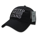 United We Stand USA Flag Patriotic Relaxed Fit Trucker Cotton Baseball Caps Hats-Serve The Flag 10 image