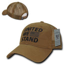 United We Stand USA Flag Patriotic Relaxed Fit Trucker Cotton Baseball Caps Hats-Serve The Flag 6 image