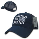 United We Stand USA Flag Patriotic Relaxed Fit Trucker Cotton Baseball Caps Hats-Serve The Flag 3 image