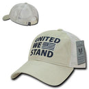 United We Stand USA Flag Patriotic Relaxed Fit Trucker Cotton Baseball Caps Hats-Serve The Flag 4 image