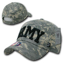 US Army Text Acu Digital Washed Cotton Camo Camouflage Military Caps Hats-Serve The Flag 1 image