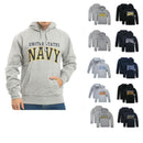 US Military Air Force Army Marines Coast Guard Navy Pullover Hoodie Sweatshirt-Serve The Flag 2 image
