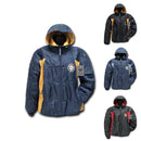 US Military Air Force Army Navy Marines Sports 2 Tone Windbreaker Rain Zipper-Serve The Flag 4 image