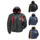 US Military Air Force Army Navy Marines Sports 2 Tone Windbreaker Rain Zipper-Serve The Flag 3 image