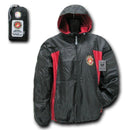 US Military Air Force Army Navy Marines Sports 2 Tone Windbreaker Rain Zipper-Serve The Flag 8 image