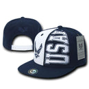 Rapid Dominance US Military Army Air Force Navy Marines Coast Guard Stack Up Flat Bill Hats Caps-Serve The Flag 3 image