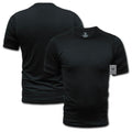 US Military Dri Cool Muscle Workout Fit Training Black Solid T-Shirts-Serve The Flag