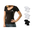 US Navy Army Marines Air Force Logos Military V- Neck Womens Soft T-Shirt Tees-Serve The Flag 5 image
