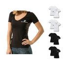 US Navy Army Marines Air Force Logos Military V- Neck Womens Soft T-Shirt Tees-Serve The Flag 2 image
