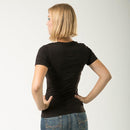 US Navy Army Marines Air Force Logos Military V- Neck Womens Soft T-Shirt Tees-Serve The Flag 27 image