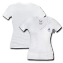 US Navy Army Marines Air Force Logos Military V- Neck Womens Soft T-Shirt Tees-Serve The Flag 28 image