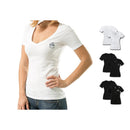 US Navy Army Marines Air Force Logos Military V- Neck Womens Soft T-Shirt Tees-Serve The Flag 3 image