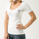US Navy Army Marines Air Force Logos Military V- Neck Womens Soft T-Shirt Tees-Serve The Flag 9 image
