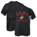 US Patriotic Military Army Air Force Marines Navy Law Enforcement T-Shirts Tees-Serve The Flag
