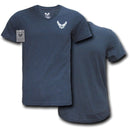 Rapid Dominance US Patriotic Military V-Neck Army Air Force Coast Guard Marines Navy T-Shirts-Serve The Flag 12 image