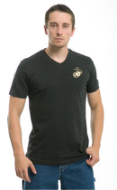 Rapid Dominance US Patriotic Military V-Neck Army Air Force Coast Guard Marines Navy T-Shirts-Serve The Flag 24 image